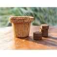 thumbnail image 2 of 180 packs of 0.8-inch coconut shell wafers. Compress the soil particles of the potted plants in the cocoa planting tray, 2 of 6