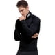 thumbnail image 5 of Camiseta de manga larga con cuello alto para hombre, ropa ajustada de secado rápido y alta elasticidad para deportes al aire libre, ropa deportiva de gran tamaño, 5 of 6