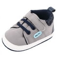 thumbnail image 5 of Toddler Boys Casual Lace-Up Sneakers Canvas Crib Shoes Baby Soft Prewalkers, 5 of 5