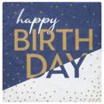 thumbnail image 2 of Navy and Gold Milestone Birthday Paper Lunch Napkins 16 Per Pack, 2 of 2