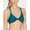 Marine, variant on Womens Like It or Knot Ribbed Bikini Top;Small