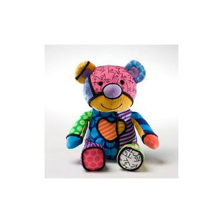 britto by internationally acclaimed artist romero britto for enesco mini bear stuffed animal plush