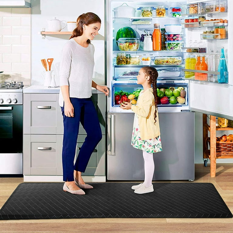 X&M HDeco Kitchen Mat Cushioned Anti-Fatigue Kitchen Rug，Door Mat Non-slip  Mat & Kitchen Rug,Perfect for Entry Way