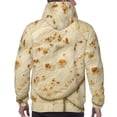 thumbnail image 7 of Kdxio Taco Tortillas Print Mens Casual Hooded Collar Drawstring Hoodies Pullover Sweatshirts Casual Long Sleeve Shirts-Medium, 7 of 7