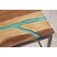 thumbnail image 3 of Tamra Natural Wood with Emerald Green Inlay Cocktail Table, 3 of 5