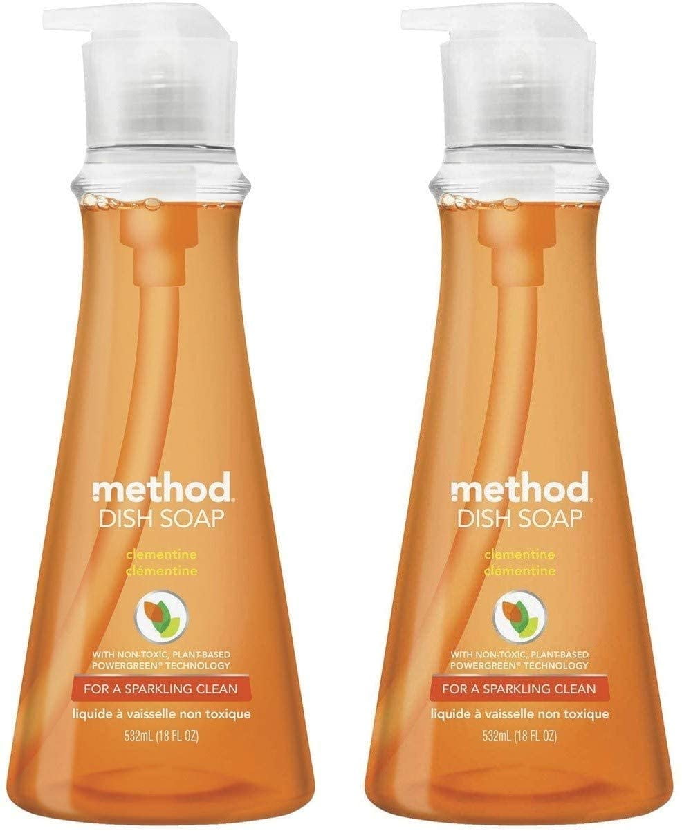 method Sparkling Liquid Dish Soap, 18 Fluid Ounce, 2 Count