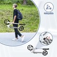 thumbnail image 3 of Adjustable Height Folding Kick Scooter with Large Wheels for Kids, Teens & Adults - Lightweight & Anti-Shock Suspension, 3 of 6