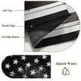 thumbnail image 6 of Blue American Flag Large Round Rug 8 FT, Non Slip Living Room Area Carpet, Black White Stripe US Flag Retro Wooden Washable Soft Circle Rug Non-Shedding Floor Carpet for Bedroom Office Dining Room, 6 of 9