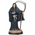 thumbnail image 1 of FC Design 12"H Black Santa Muerte Holding Scythe Statue Our Lady of the Holy Death Figurine Religious Decoration, 1 of 1