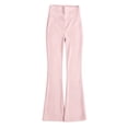 thumbnail image 4 of UJNDER Girls High Waist Yoga Elastic Dance Leggings Sport Casual Tights for Back to School Pants Girls Pants,Pink,15-16 Years, 4 of 4