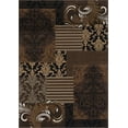 thumbnail image 2 of Handcraft Rugs - Abstract Area Rug Modern Contemporary Floral and Patchwork Geometric Design Chocolate Brown / Beige / Mocha / 7.8 ft.by 10 ft., Chocolate, 2 of 8