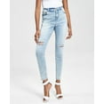 thumbnail image 2 of INC International Concepts Womens High Rise Ripped Skinny Jeans Medium Indigo 8, 2 of 2