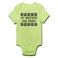 thumbnail image 1 of CafePress - My Brother Has Paws Body Suit - Baby Light Bodysuit, 1 of 1