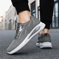 thumbnail image 6 of Mens Shoes,Mens Athletic Sneakers for With Advanced Breathable Fabric And Supportive Thick Sole Design for All Day Comfort,Shoes for Men,Grey,8.5, 6 of 9