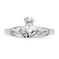 thumbnail image 4 of 925 Sterling Silver Claddagh Ring Celtic, 4 of 9