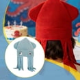 thumbnail image 6 of yuksok Octopus Shaped Hat Party Hat for Stage Performance Birthday Gift Photo Props blue, 6 of 7