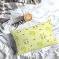 thumbnail image 3 of Salouo Cute Frog3 Pattern Pillow Cases,1PC Pillow Covers with Envelope Closure Decorative Pillow Case for Bed Couch,Pillows Not Included-20"x30", 3 of 6