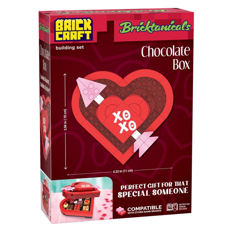 【Chocolate】 5 10 コンプリートボックスセット Brickcraft Bricktanicals Chocolate Box Building Kit (144-Piece Set