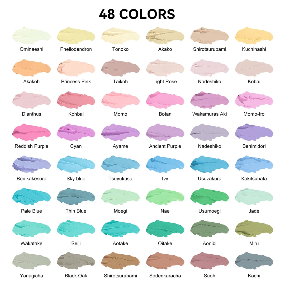Paul Rubens Oil Pastels, 48 Macaron Colours Soft Pastels Non-Toxic Pastels for Artists, Students