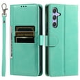 thumbnail image 6 of Classic PU Leather Flip Case for Samsung Galaxy A16 5G/4G, Wallet Case with Card Slots & Cash Pocket Kickstand Wrist Strap Full Body Protection Folio Cover for Samsung Galaxy A16 5G/4G, Green, 6 of 7