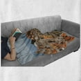 thumbnail image 6 of European Soft Flannel Fleece Throw Blanket, Aerial View on the Old City of Dubrovnik Walls Medieval Croatia European View, Cozy Plush for Indoor and Outdoor Use, 60" x 80", Multicolor, by Ambesonne, 6 of 6
