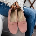 thumbnail image 2 of Women’s Slip-On Loafers Flats, Soft Leather Comfort Walking Shoes, Lightweight Non-Slip Driving Moccasins, 2 of 7