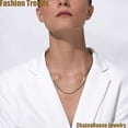thumbnail image 2 of ChainsHouse Necklaces for Men Rolo Box Link Chain 14K Gold Plated Hip Hop Chain Necklaces for Boyfriends Birthday Valentine's Day Gift, Width 4/6mm, 14" 18" 20" 22" 24" 26" 28" 30" Length,Gift Box, 2 of 9