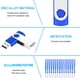 thumbnail image 5 of Unidad flash EASTBULL USB 2.0 de 4 GB, metal a granel, paquete de 20 unidades, azul, 5 of 8