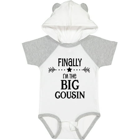 

Inktastic Finally I m the Big Cousin Gift Baby Boy or Baby Girl Bodysuit