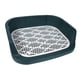 thumbnail image 1 of Bandeja de arena para mascotas, soporte para toallas sanitarias, inodoro profundo para gatos, bandeja de arena para perros Azul, 1 of 9