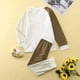 thumbnail image 2 of Gibobby Conjunto de camisas y pantalones largos para niños Conjunto de ropa interior de manga larga para niños y niñas pequeñas, pantalones, 2 uds(Marrón,6-9 Months), 2 of 5