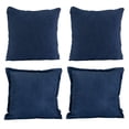 thumbnail image 1 of Set de 4 Cojines Decorativos (2 Cuadrados + 2 Cuadrados Grandes) Bless Azul Marino, 1 of 7