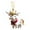 Cartoon Cow, variant on chaungfeng Black Cat Christmas Ornament, Cute Black Cat Christmas Tree Hanging Pendant Acrylic Christmas Tree Hanging Decorations Car Hanging Ornament for Xmas Party