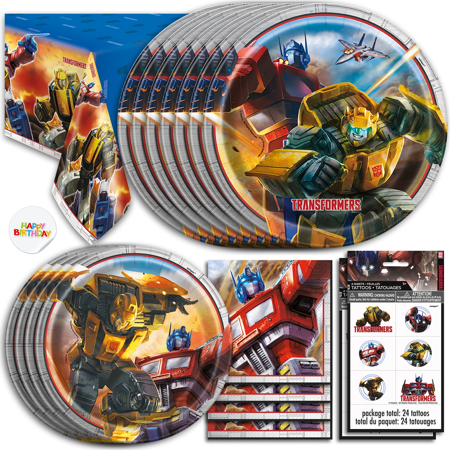 Transformers Party Supplies Transformers Birthday Party Decorations Includes Transformers