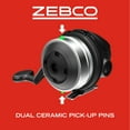 thumbnail image 6 of Zebco 808 Saltwater Spincast Reel and Fishing Rod Combo, 7-Foot 2-Piece Fishing Pole, 6 of 9