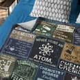 thumbnail image 5 of Chemistry Gifts, Gifts for Chemistry Lovers, Chemistry Blanket Lab Decor, Chemistry Teacher Gifts, Chemistry Gifts for Adults, Student, Chemists, Science Gifts (Chemistry Gifts, 60" L x 50" W), 5 of 5