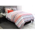 thumbnail image 1 of Alamode Home Courtepointe Rouge Quinn Grand Lit 88"x88 Pouces Couvre-Lit, 1 of 1