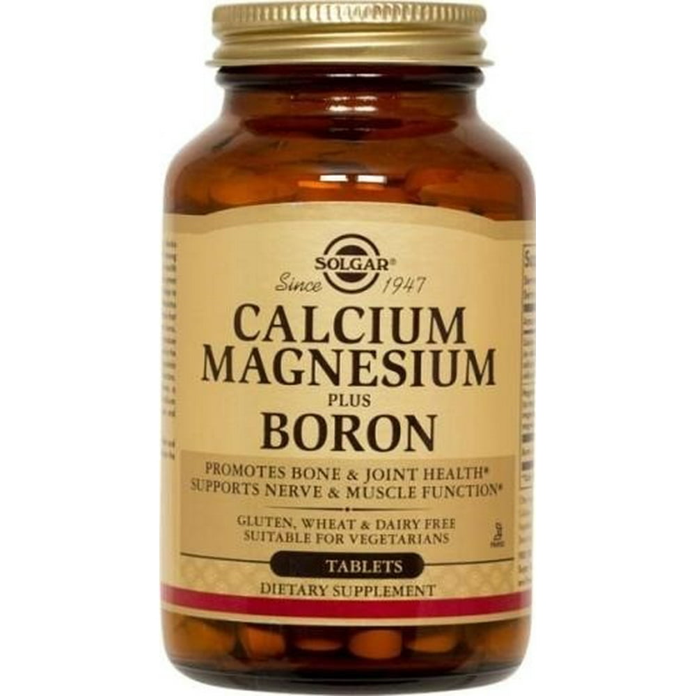 Solgar Calcium Magnesium plus Boron 250 Tablets
