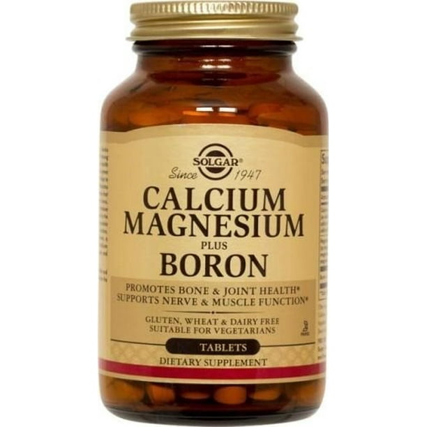 Solgar Calcium Magnesium plus Boron 250 Tablets