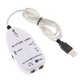 thumbnail image 1 of 1 Piece Alambre De Enlace De Guitarra Usb de sonido Interfraz A USB Para Producción Musical Electrónica Aprendiziaje CUTICAT Cable de enlace de guitarra USB, 1 of 8