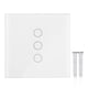 thumbnail image 1 of Con indicador de luz Interruptor de cortina inteligente WiFi Control remoto de aplicación Interruptor de panel táctil de pared de cortina inteligente Wi-Fi inalámbrico para, 1 of 7