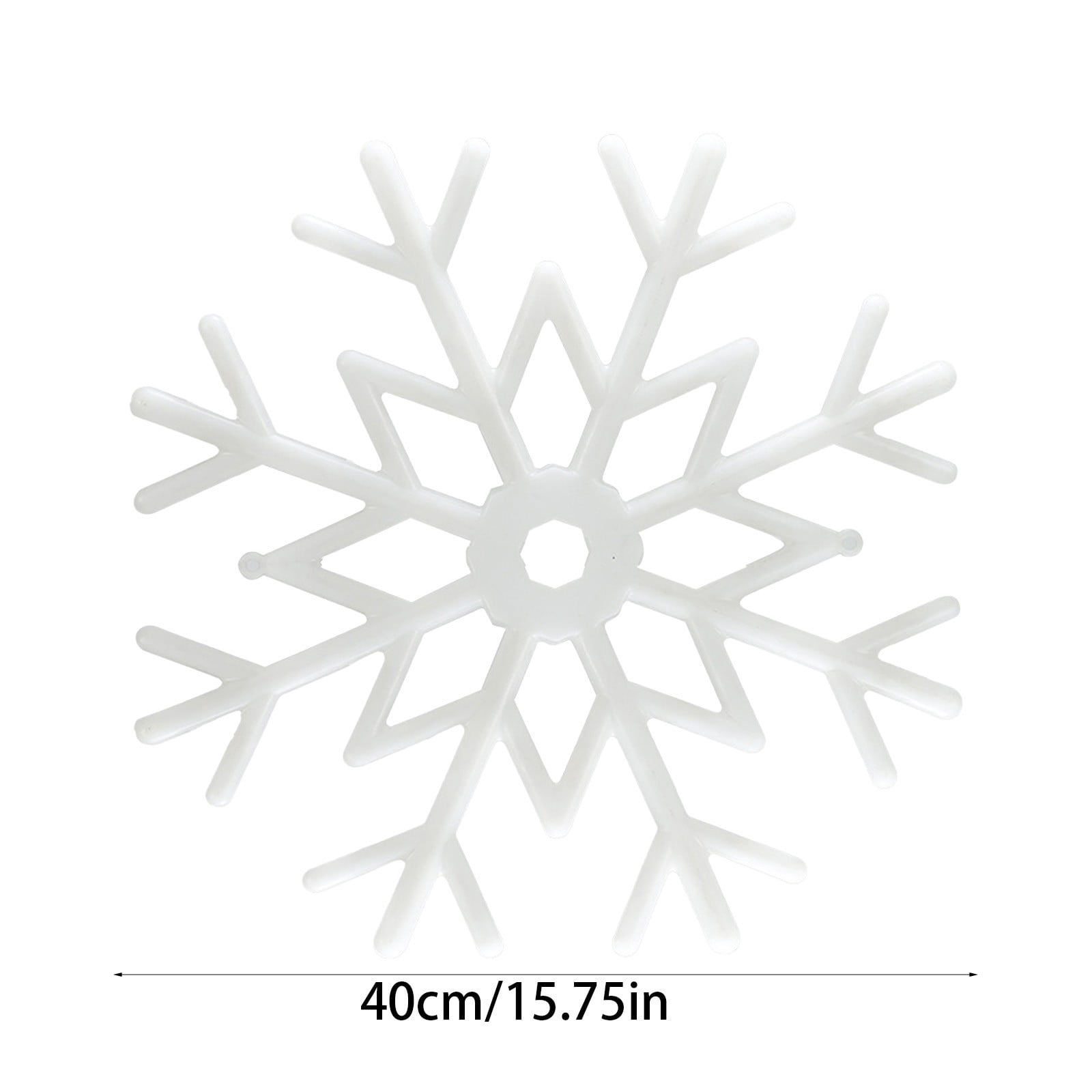 Kmdttou Solar Lights Outdoor Christmas Spring Festival Holiday Lights Lighting Layout Modeling Decorative Pendant LED Snowflake Lights String