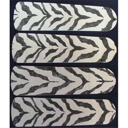 

New AFRICAN SAFARI ZEBRA SKIN 42 Ceiling Fan BLADES ONLY