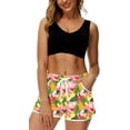 thumbnail image 5 of Women 4th of July Board Shorts Hawaiian Tropical Print Beach Swim Shorts with Pockets, 5 of 10