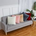 thumbnail image 3 of 18"X 18" Shaggy Plush FauxPillow CoversSoft Soild Decorative Pillow Cushion Case for Bed Couch, Grey Ombre,2 Pack, 3 of 9