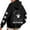 A-Black, variant on Cnbwig Women's Sweatshirts Trendy Hoodie Oversized Hooded Dog Paw Printed Sweatshirt Long Sleeve Pullover Soft Loungewear Streetwear Top Shirts Tops Casual Blouses A-Black L