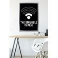 thumbnail image 3 of Wi-Fi - Struggle Wall Poster, 22.375" x 34", Framed, 3 of 6