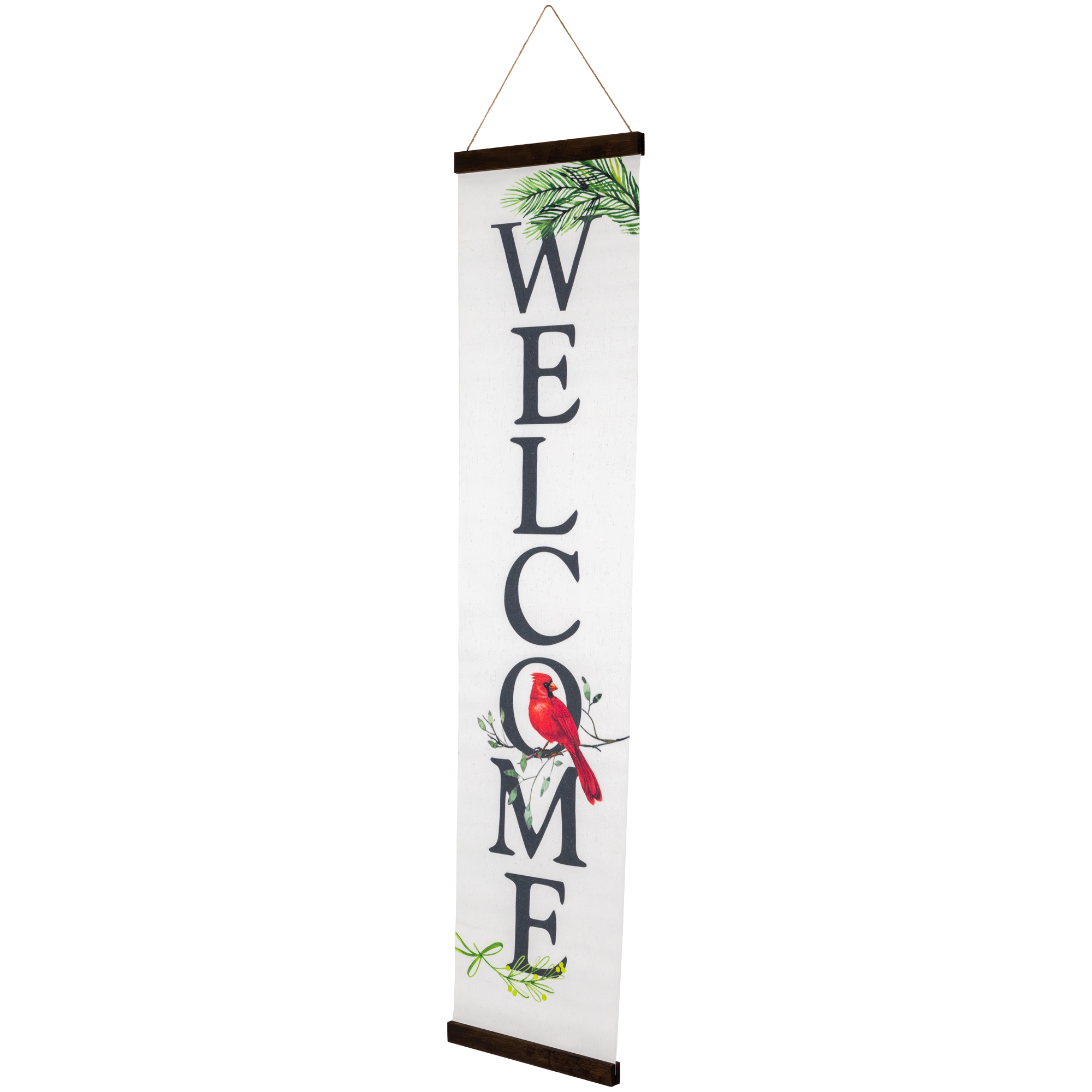 43" Cardinal Welcome Wall Sign Decoration