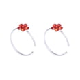thumbnail image 1 of Fiudx Joya de Cristal para La Nariz, Elegante Diseño Floral de Cobre, Accesorio de Moda para Damas, Ideal Como Decoración de Regalo, Tendencia de Moda Femenina, Incluye 2 Piezas, Peso Ligero., 1 of 2