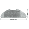 thumbnail image 5 of 4X Washable Mop Cloth Rags Pad for Mi Robot Vacuum-Mop 2 Lite/Pro/MJSTL/MJST1SHW Robot Vacuum Accessories, 5 of 5